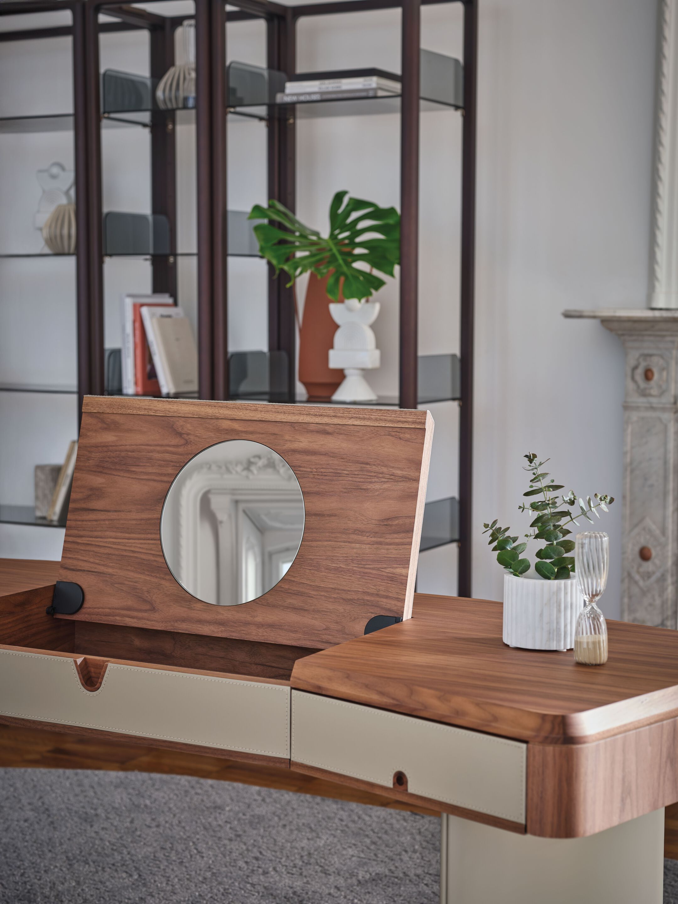 Письменный стол из орехового дерева с ящиками Porada двадцать четыре ARCH-00136953 - Вид №2