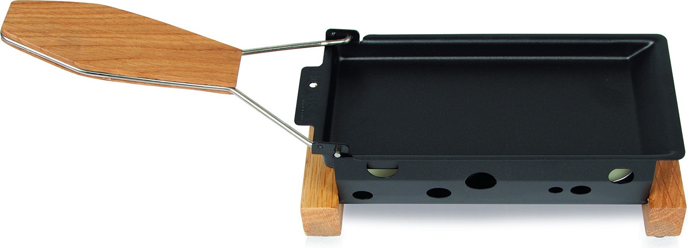 10584863 Boska Набор для раклета Boska "Осло", нагрев от свечи, антипригарный, ( раклетница + шпатель),сталь,п/у Сталь 