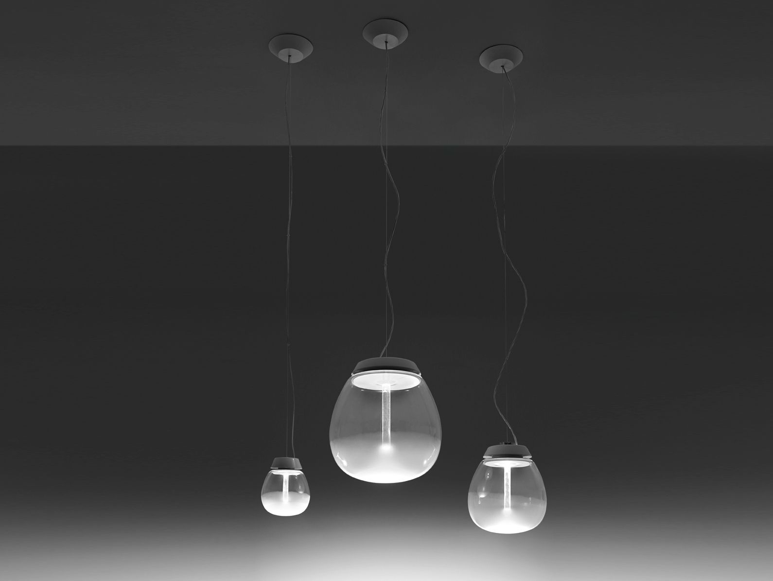 Выдувное стекло светодиодный подвесной светильник Artemide Empathia ARCH-00005988
