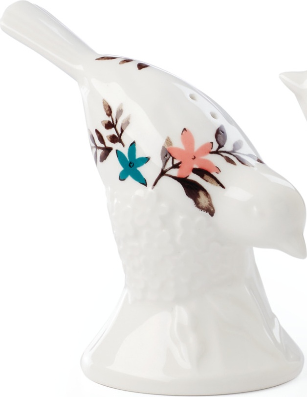 10660499 Lenox Набор для соли и перца Lenox "Цветущая лоза" (птички) 7,5см, 6см Фарфор 