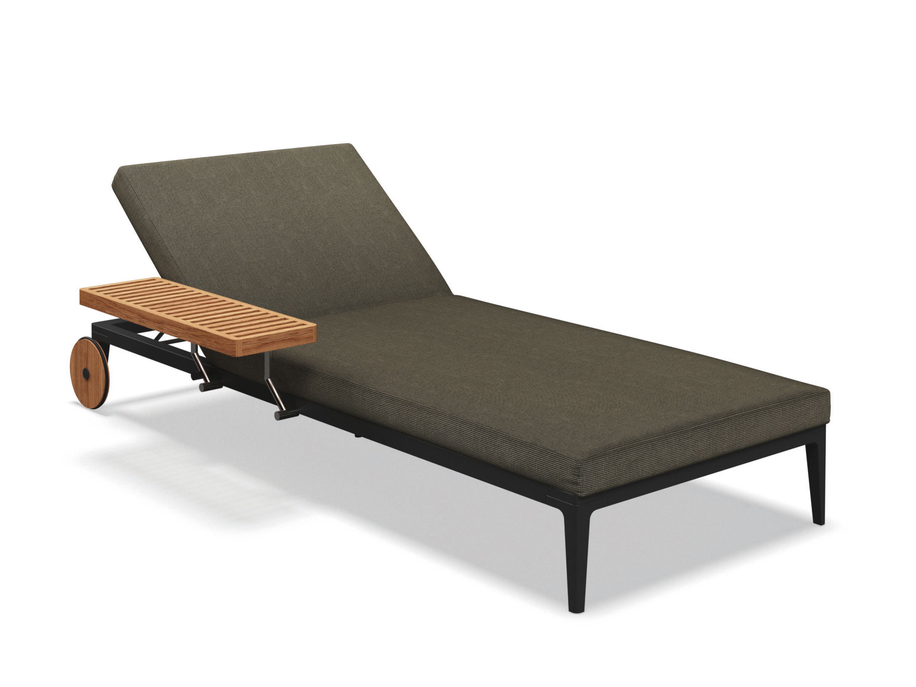 Тканевая откидная Садовая кровать с колесами Gloster сетка ARCH-00081101