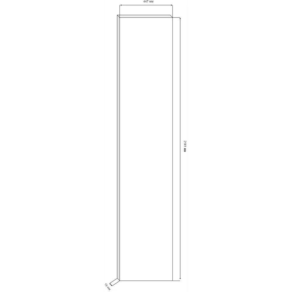 Фасад кухонный KONSENSA Оксфорд 45×214 см бежевый МДФ 89366068 STLM-1584161 - Вид №6