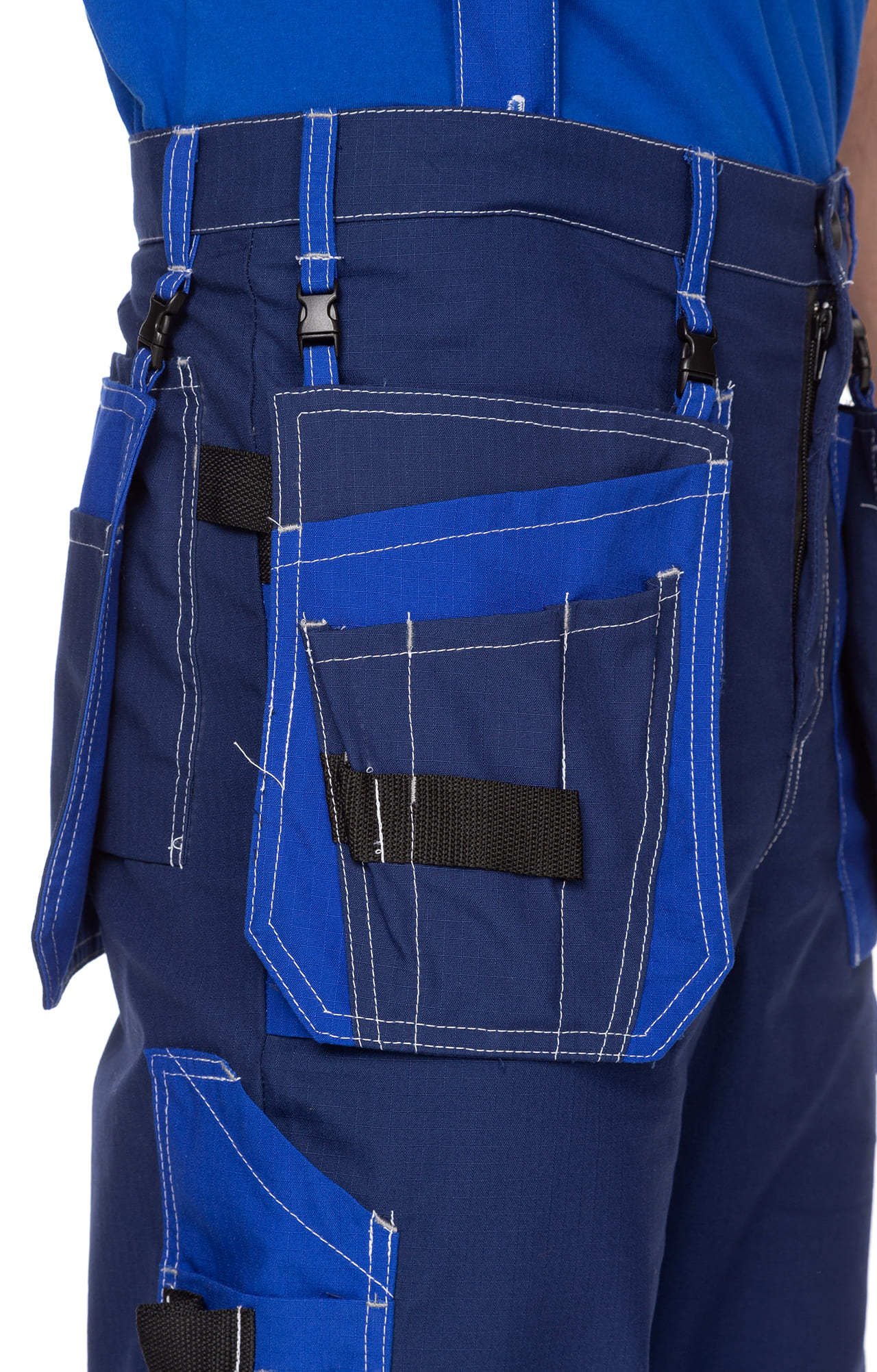 68809 Костюм "Прогресс" темно-синий с васильком  Летняя спецодежда  размер 52-54/182-188  - Вид №19