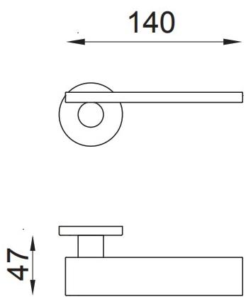 Dnd Ручка Замак на розе sun-id-1372217 - Вид №1