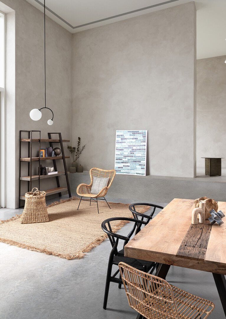 Самонесущий книжный шкаф из манго и стали BIZZOTTO Манчестер ARCH-00027868 - Вид №3