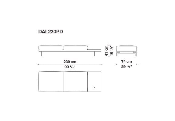 Кожаный диван B&B Italia док ARCH-00130675 - Вид №123
