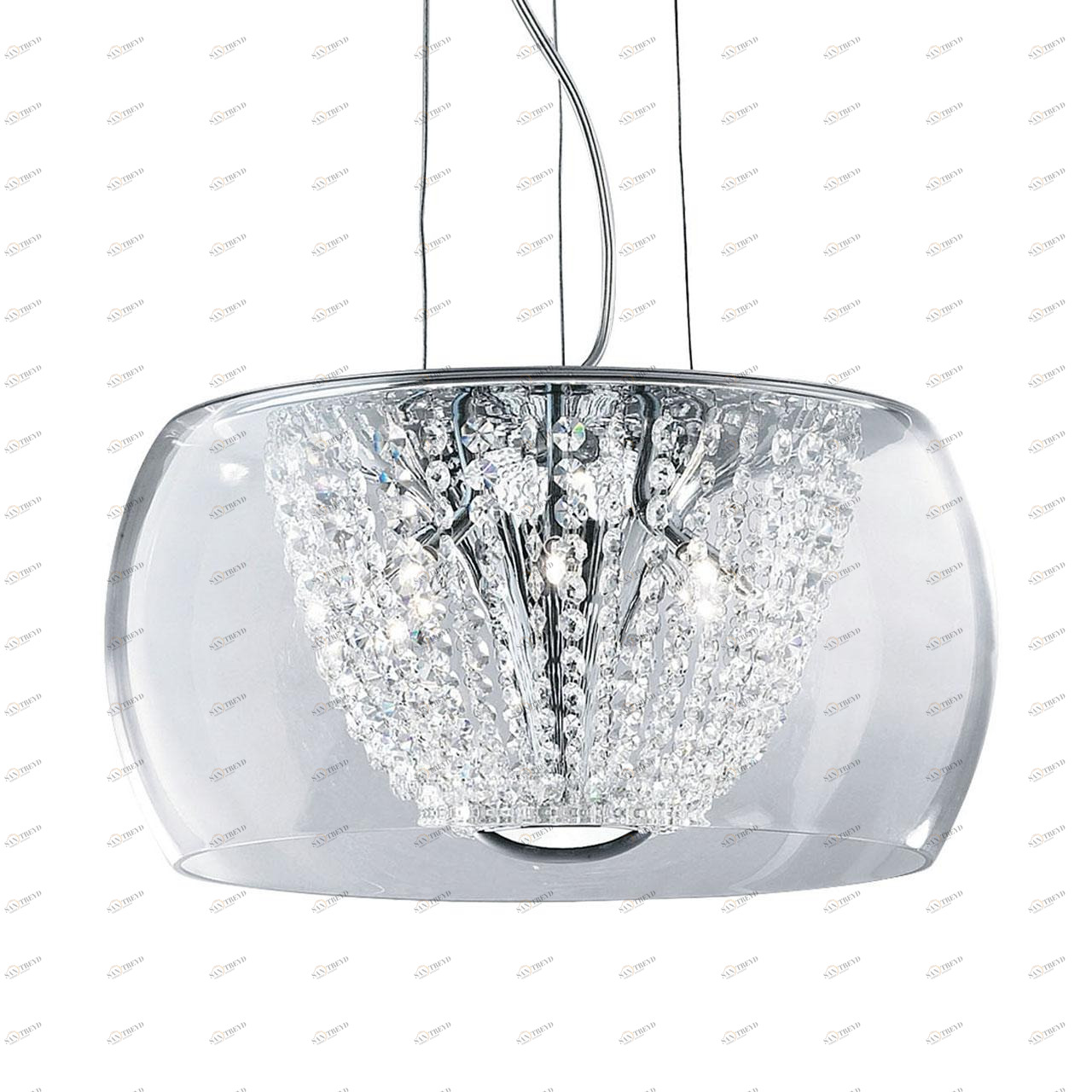 Подвесной светильник Ideal Lux Audi- SP DА IDEAL LUX ДИЗАЙНЕРСКИЕ, AUDI 072595 Прозрачный;серебро 
