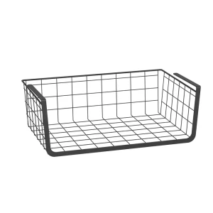 DELINIA Кухонная корзина для хранения 36×14,5×25 см сталь черная 88906812