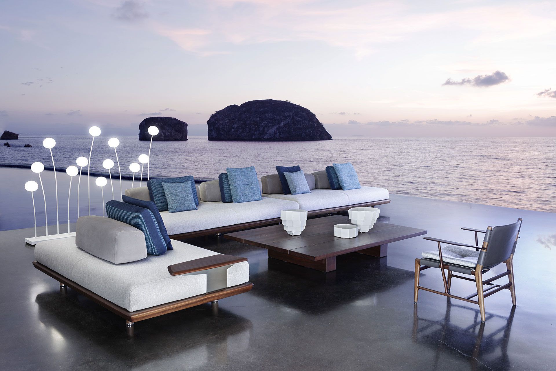 Прямоугольный садовый столик из красного дерева Exteta 10th ARCH-00078963 - Вид №3