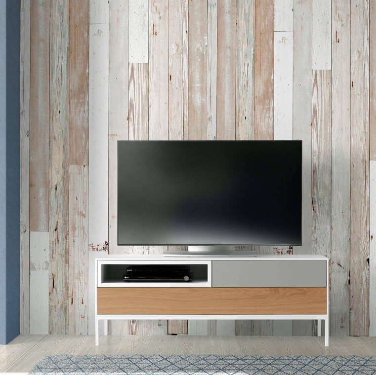 Тумба под телевизор серая GOB-5487 от Angel Cerda ANGEL CERDA  241855 Серый  - Вид №3