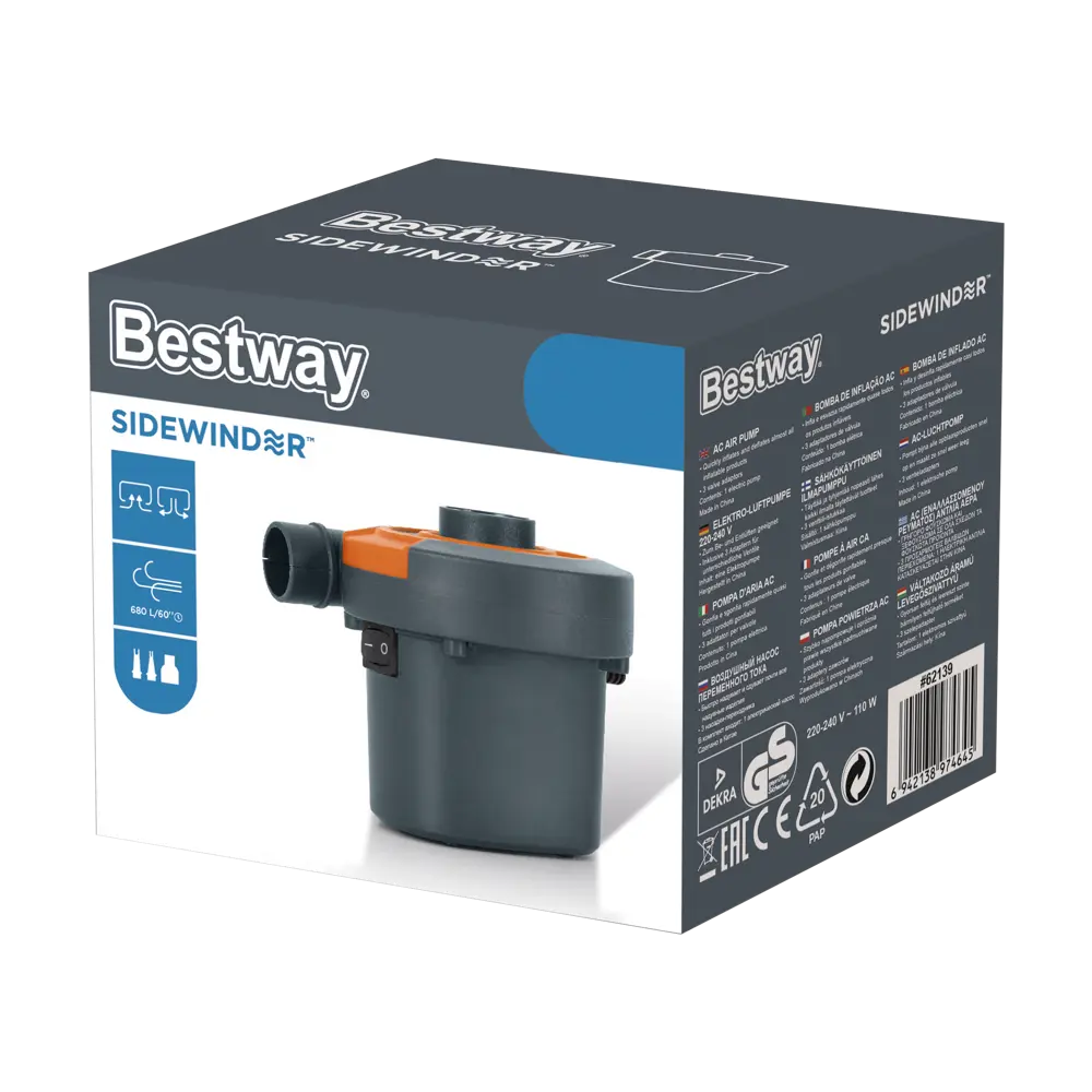 Насос воздушный электрический Bestway Sidewinder 82763774 STLM-2095263 Santreyd  - Вид №7