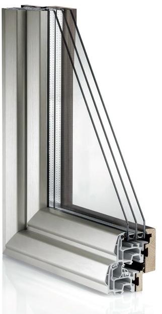 Agostinigroup Окно из алюминия и дерева с дверью fibex 500 fibex inside sun-id-1479292 - Вид №2