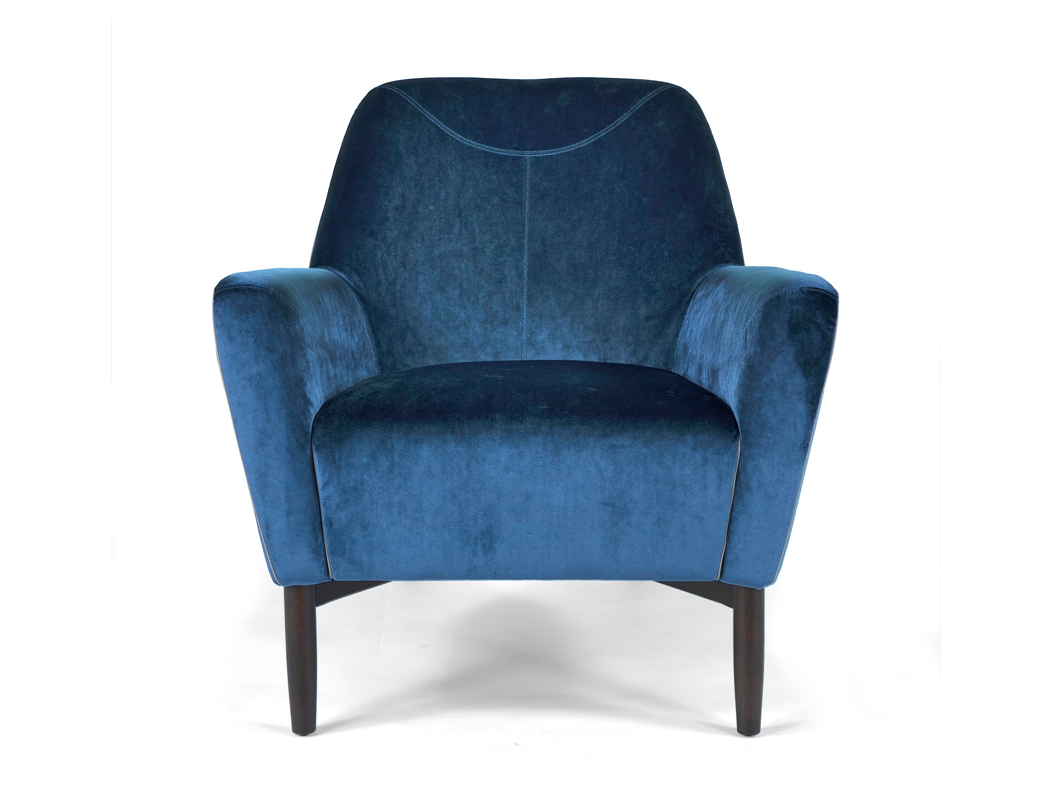 Бархатное кресло с подлокотниками Borzalino EVE PLUS ARCH-00083340