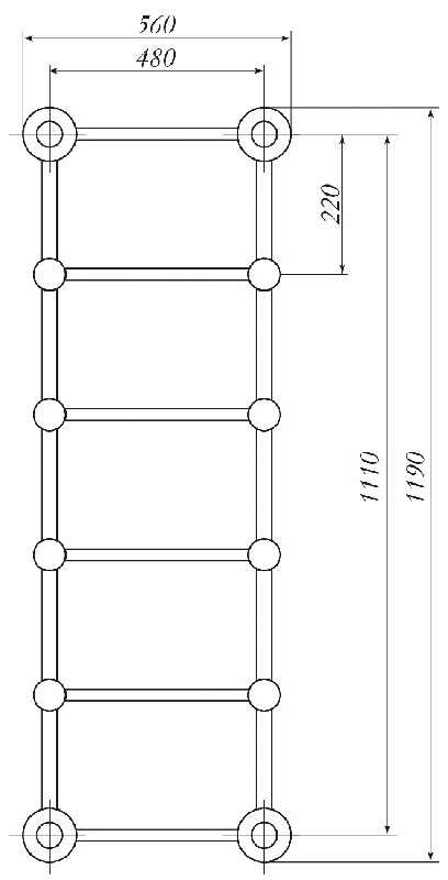 20292 Полотенцесушитель Migliore Colosseum  - Вид №1