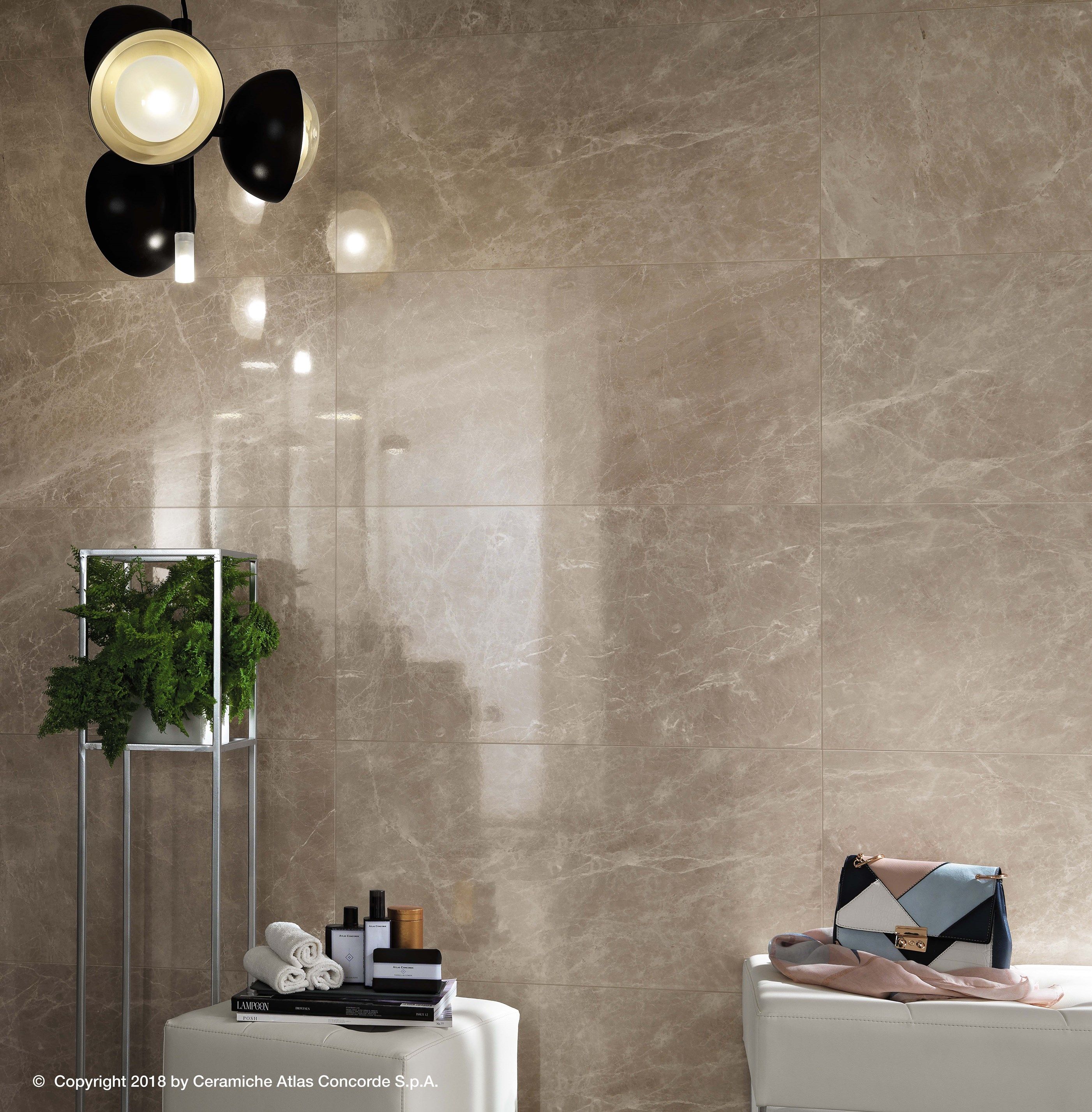 Белое керамическое покрытие с эффектом мрамора Atlas Concorde Marvel Edge ARCH-00064701 - Вид №4