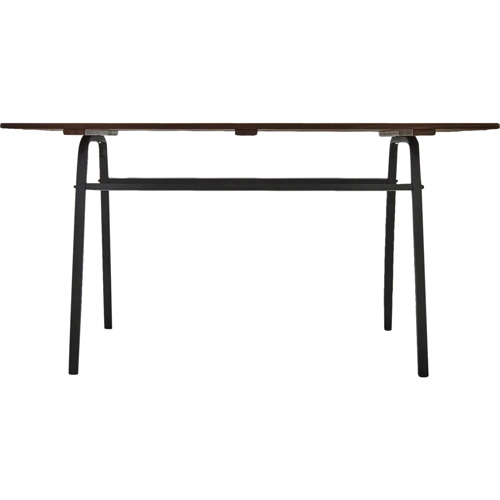 Стол садовый разборный Garden 146x75x60 см металл/дерево каштановый 82608836 STLM-2199281 Santreyd - Вид №1