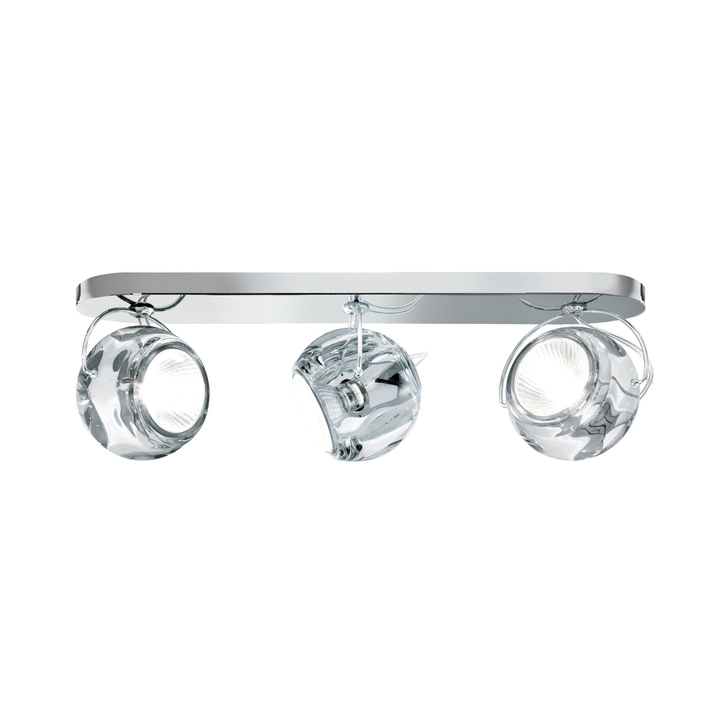 Хромированный металлический настенный светильник Fabbian Beluga Colour ARCH-00100367 - Вид №5