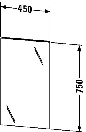 KT722900000 Ketho Зеркало Duravit - Вид №1