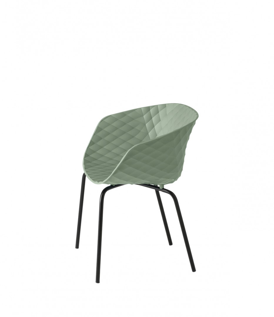 Uni-ka 594 Кресло со стальным каркасом, 4 ножки. Полипропиленовая оболочка. Et al. Uni-ka - Вид №3