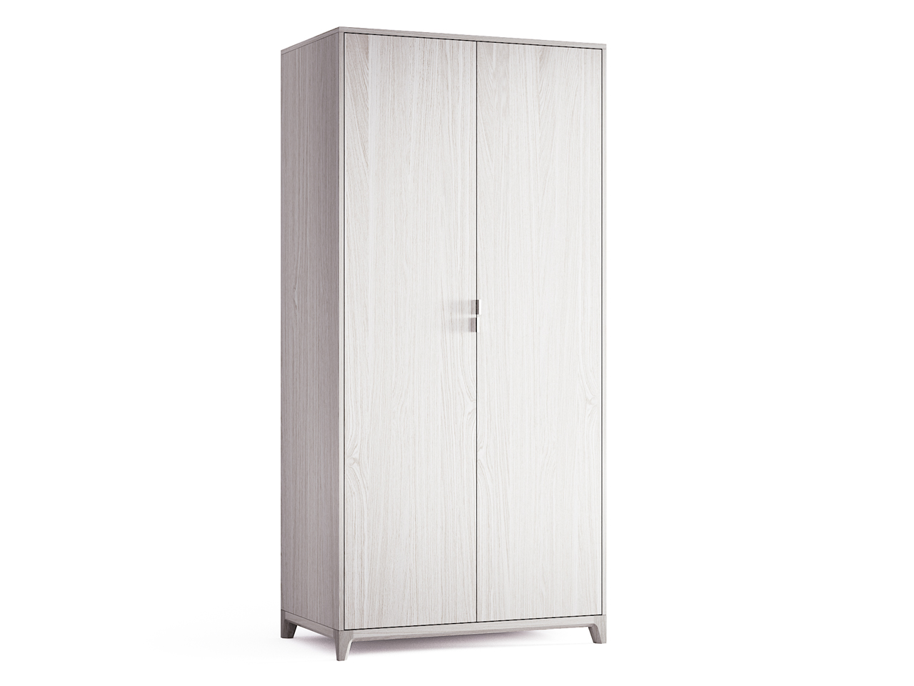 Шкаф распашной двухдверный светлый Case №3 THE IDEA  210414 Белый  - Вид №1