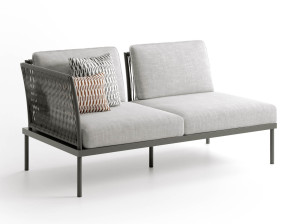 2-местный тканевый садовый диван