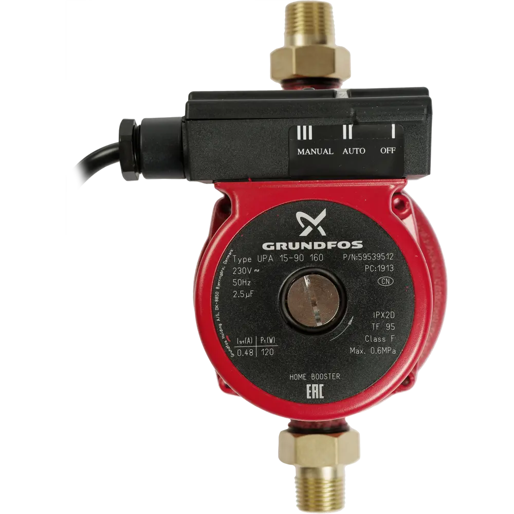 Циркуляционный насос Grundfos UPA 15/9 160 мм без гаек 18529658 STLM-2190045 