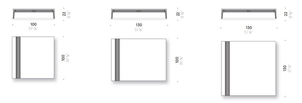 Прямоугольный журнальный столик DE PADOVA Everyday Life ARCH-00106438 - Вид №5