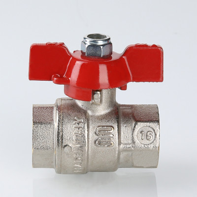 S.217.04 Кран шаровой ENOLGAS BASIC с ручкой «бабочкой» и внутренней резьбой Valtec 1/2"  - Вид №4