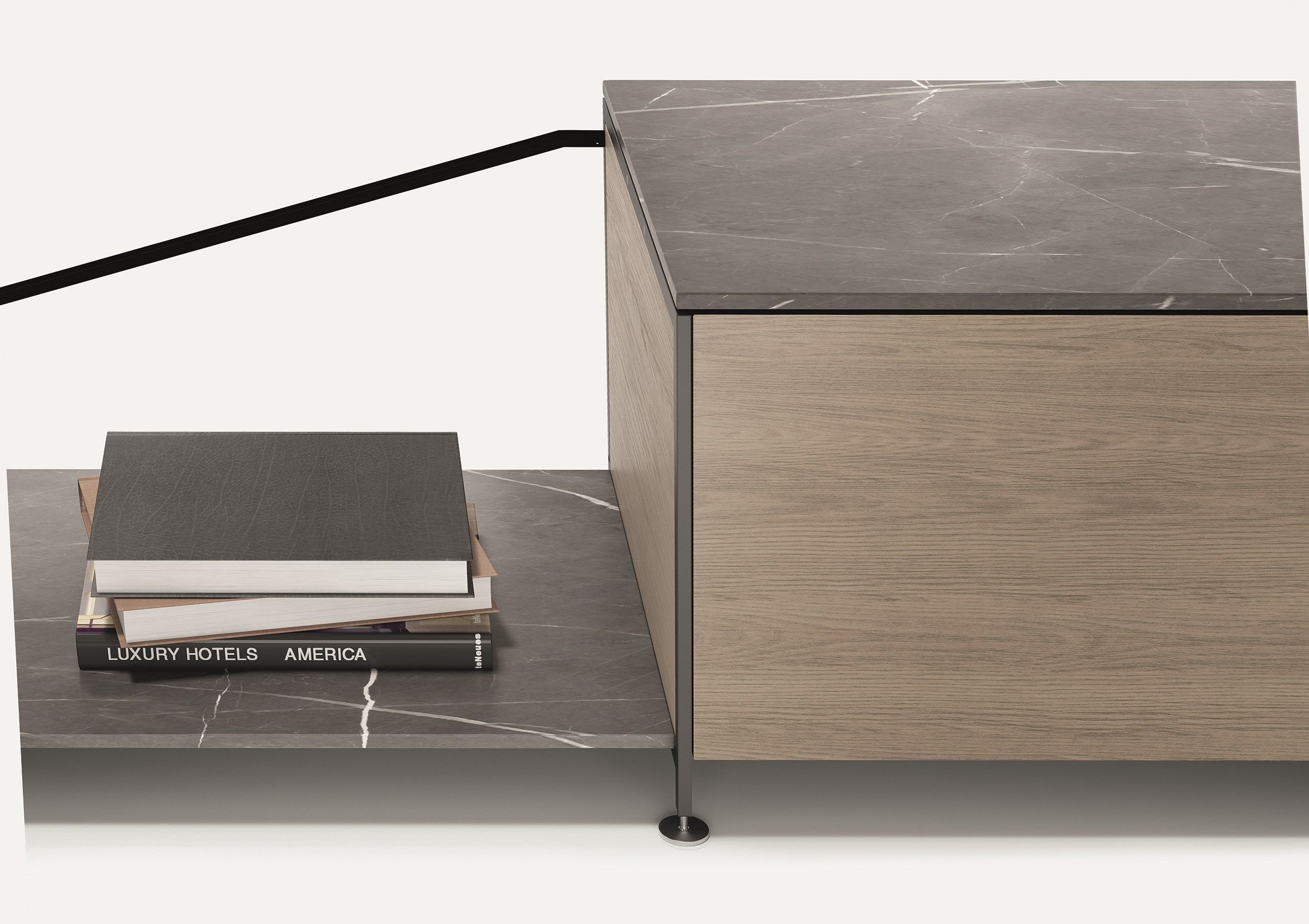 Шкаф для телевизора / шкаф из стали и дерева DE PADOVA R. I. G ARCH-00107384