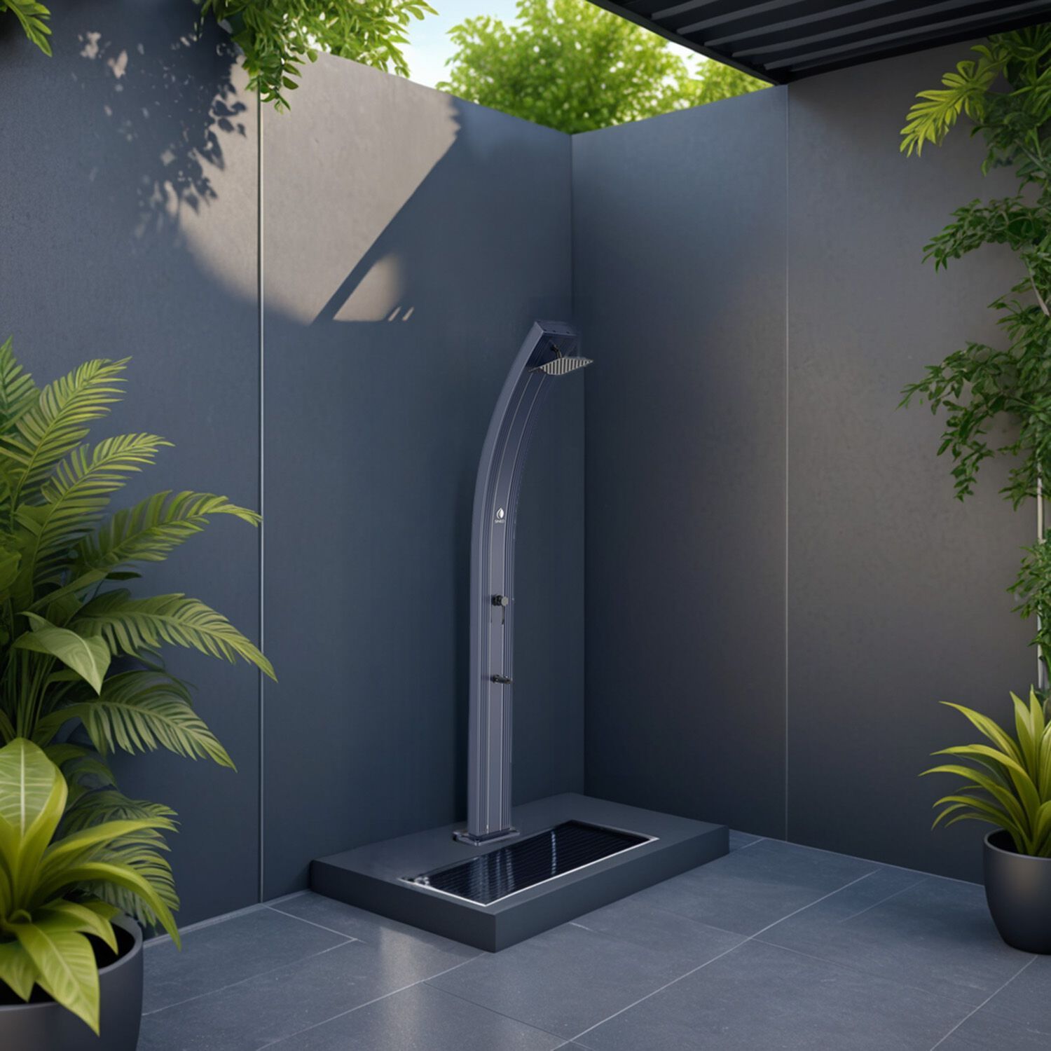 Алюминиевый солнечный душ с душем SINED LEA ARCH-00120966 - Вид №4