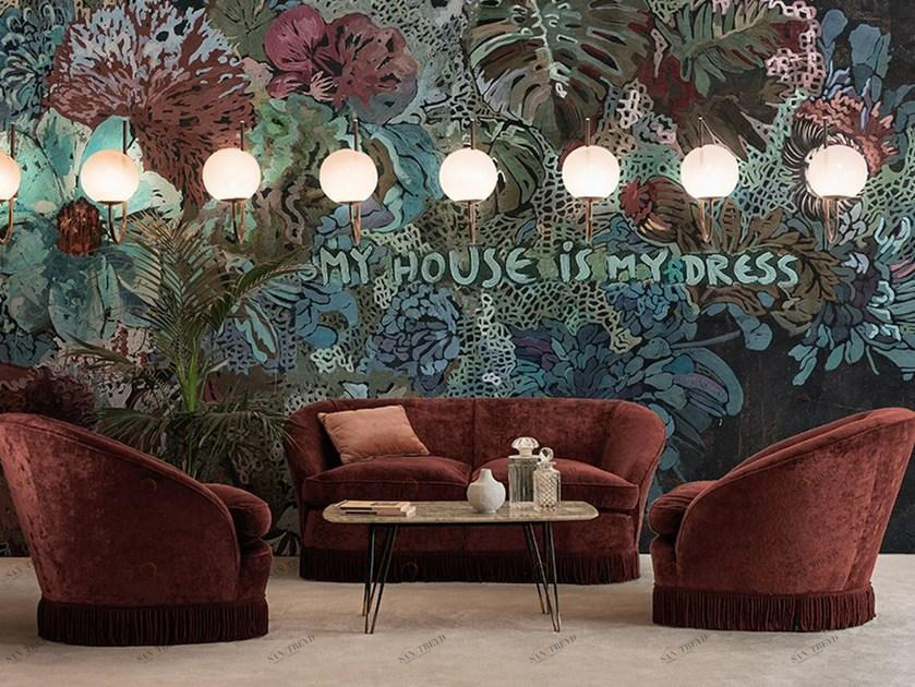 Wall&decò Обои с тиснением Contemporary wallpaper 2017 sun-id-1444413