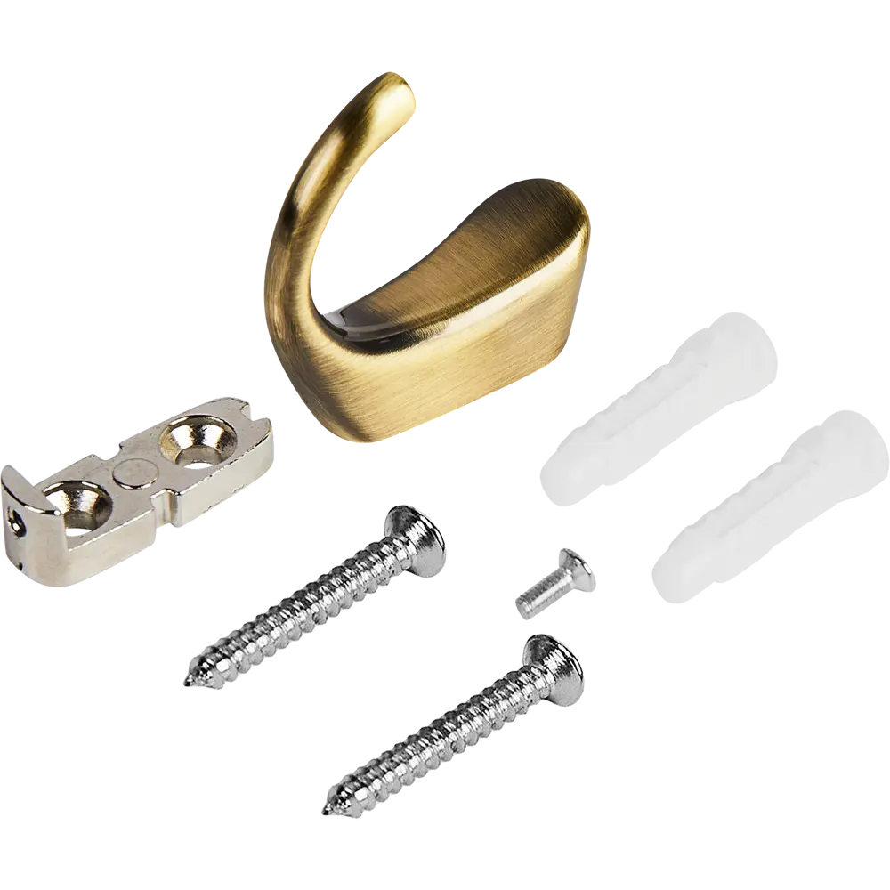 89364344 Крючок Jet JET912, ЦАМ, цвет бронза STLM-1009687 - Вид №4