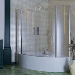 Шторка на ванну 130x130 GV-604R GUTEWETTER LUX PART