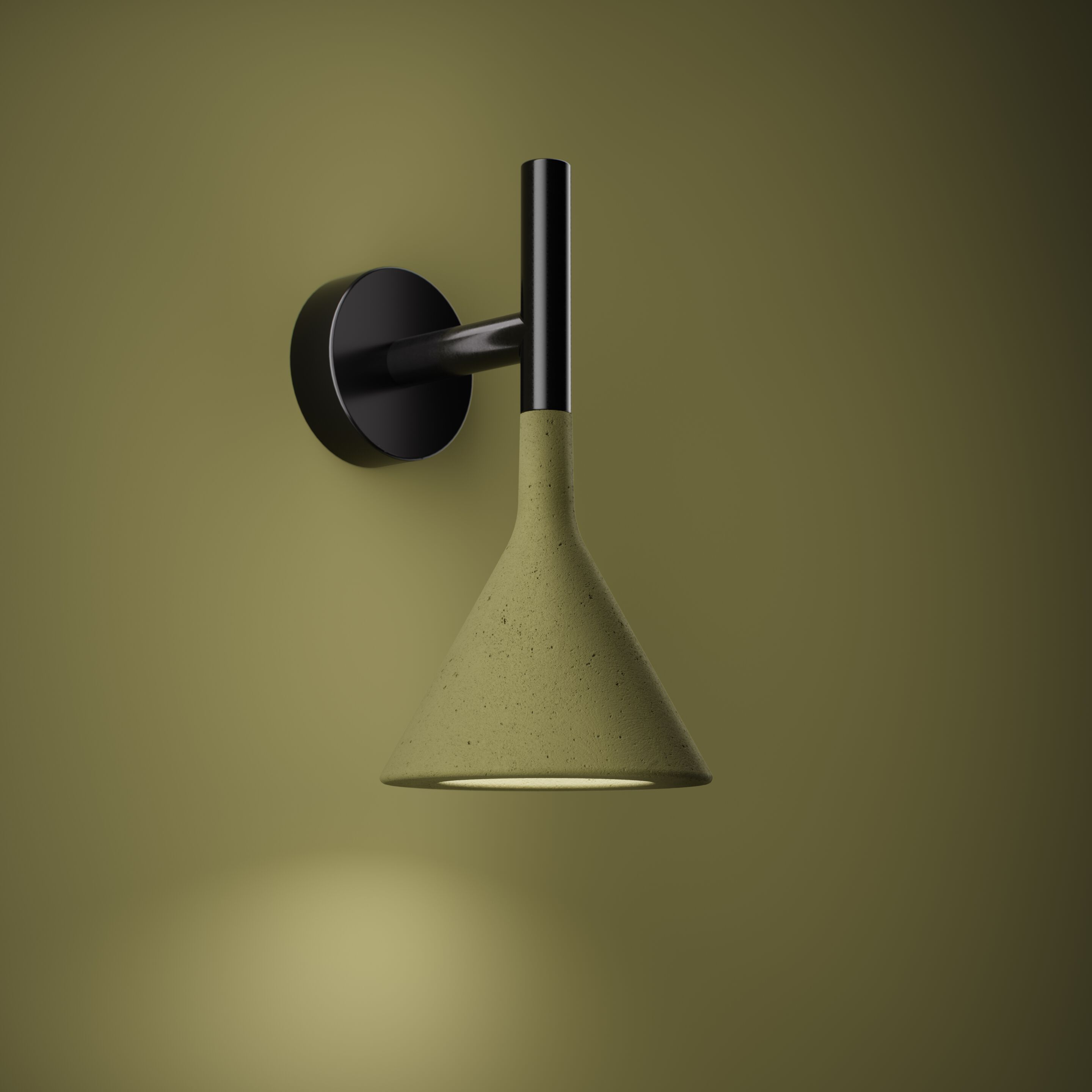 Бетонный светодиодный настенный светильник Foscarini апломб ARCH-00133099 - Вид №2