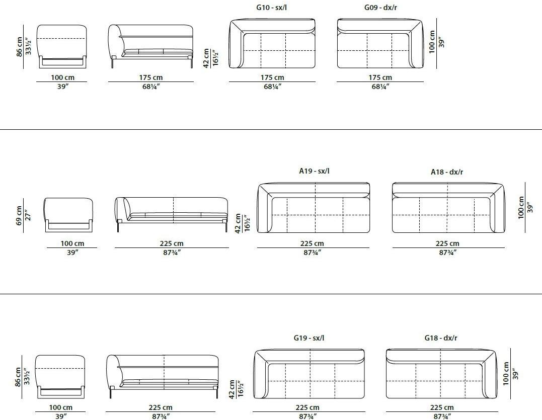 BAXTER Секционный угловой диван в коже Viktor sun-id-1479275 - Вид №16