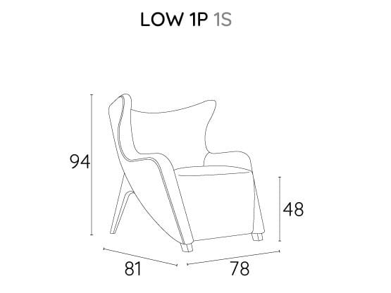 Тканевое кресло с подлокотниками Adrenalina ARCH-00008662 - Вид №1
