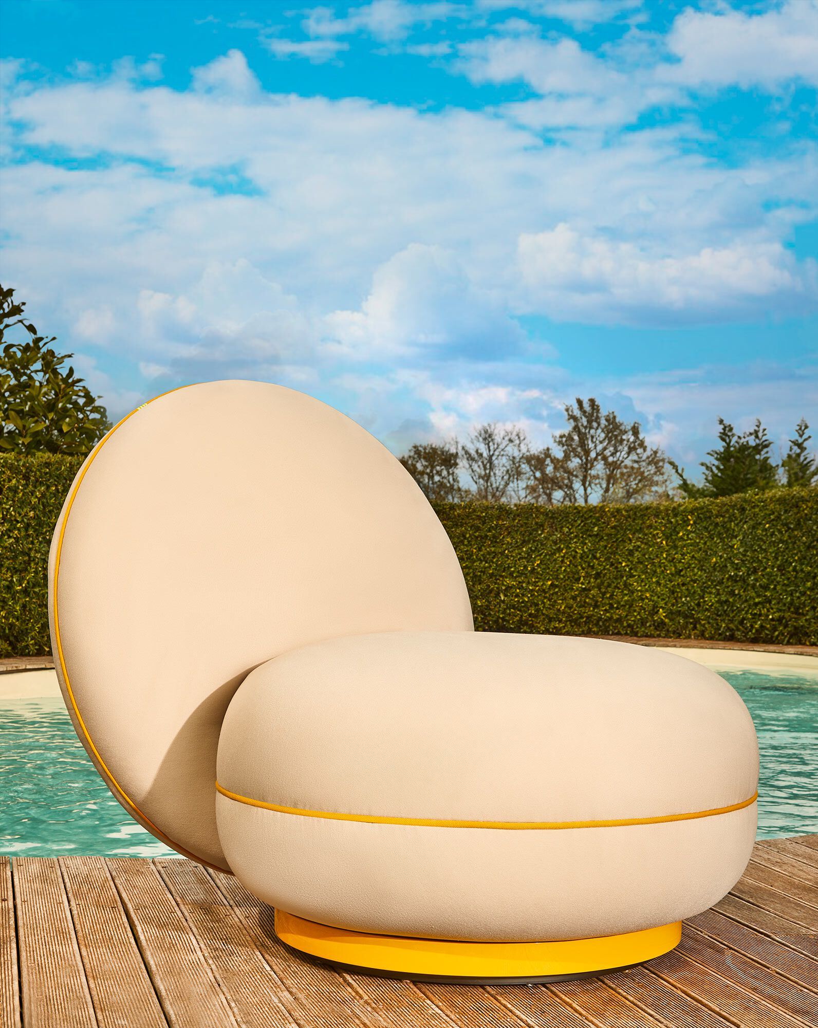 Кресло для сада из технической ткани Paolo Nesi TIAMO ARCH-00094368 - Вид №1