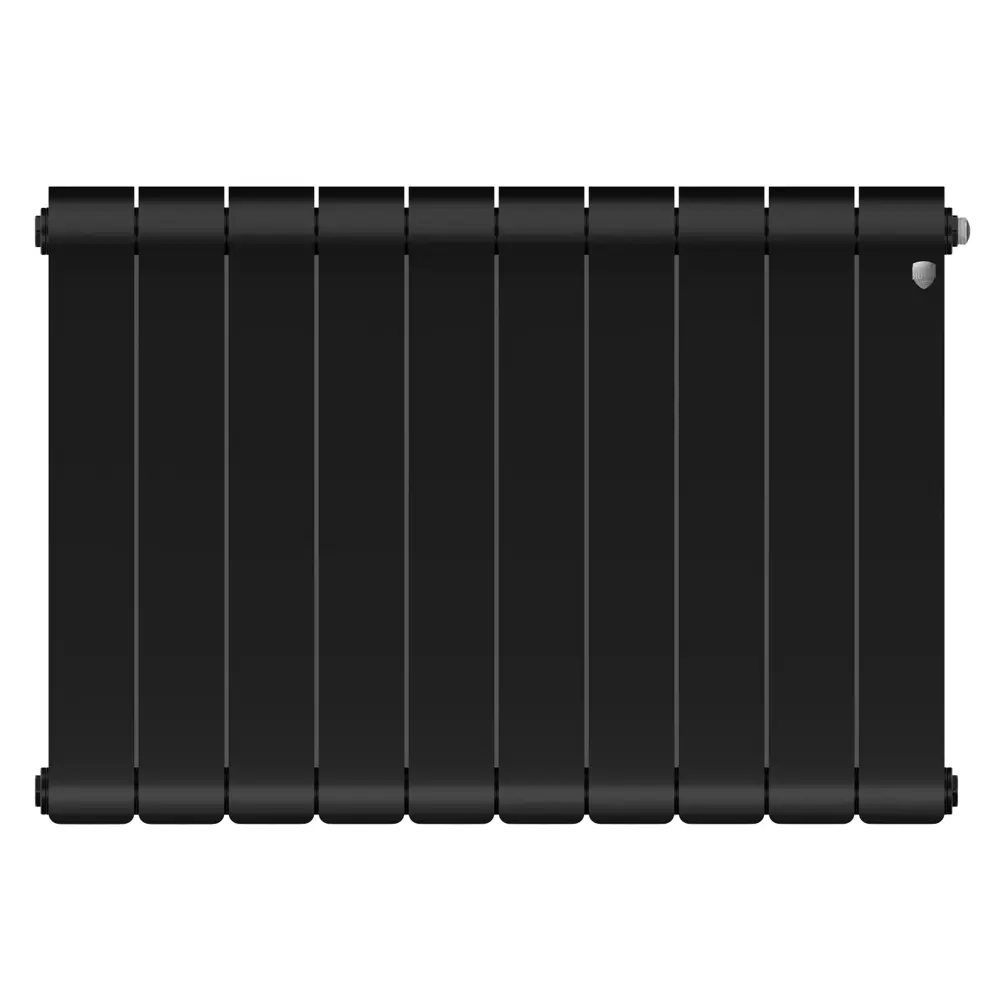 Биметаллический радиатор Royal Thermo Infinity 500/90, 10 секций, черный 89437325 STLM-1566183