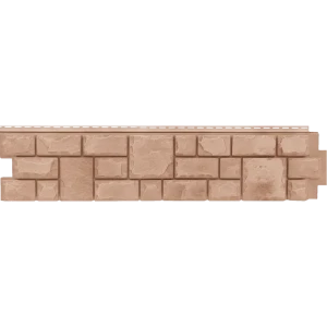 Фасадная панель Grand Line 327x1407 мм Я-Фасад Екатерининский камень янтарь 0.39 м²