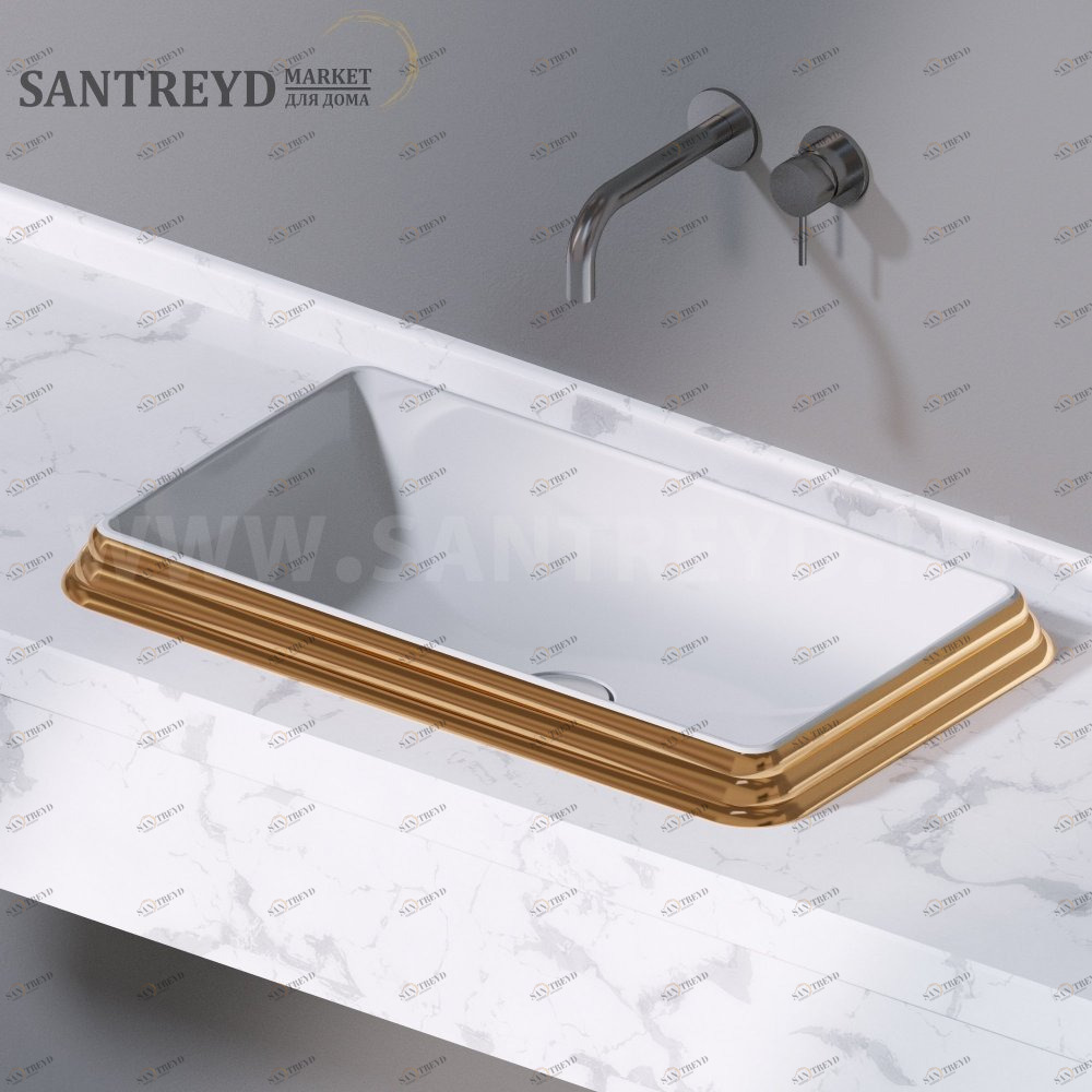 L611250 Накладная раковина под столешницу  прямоугольная A. e T. Italia GLASS AeT ITALIA