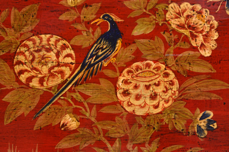 FUBR002 Красная лакированная китайская шкатулка ijlbrown  - Вид №4