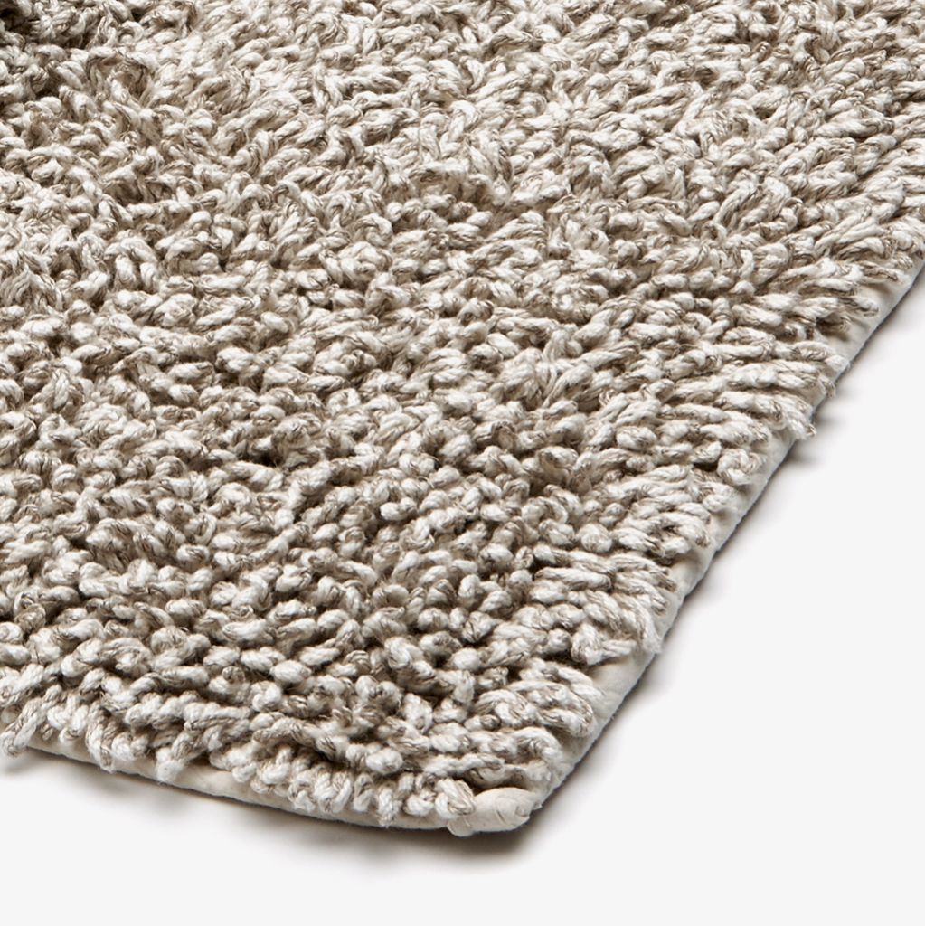 FYRU01 Банный коврик из потрепанного льна и хлопка 23 x 23 дюйма Waterworks  - Вид №1