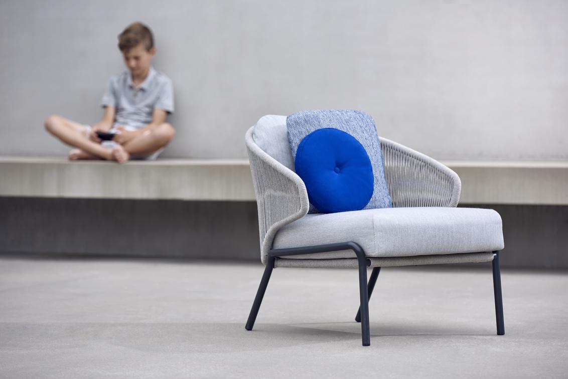 1 мест. кресло лава серебро Manutti Radius MNST737 - Вид №24