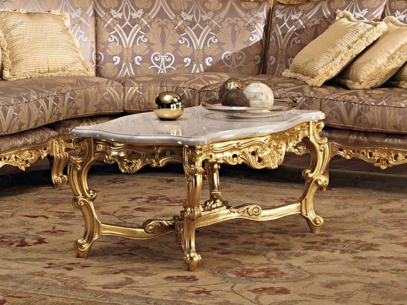 Modenese Gastone Низкий прямоугольный журнальный столик из массива дерева Villa venezia sun-id-1419106