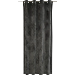 Штора на люверсах Lilou, 260х140 см, цвет тёмно-серый