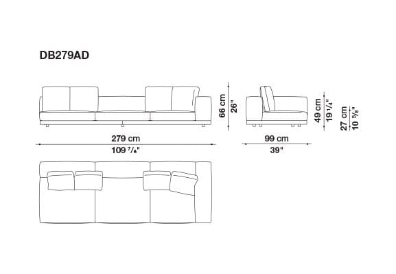 Кожаный диван B&B Italia док ARCH-00106863 - Вид №67