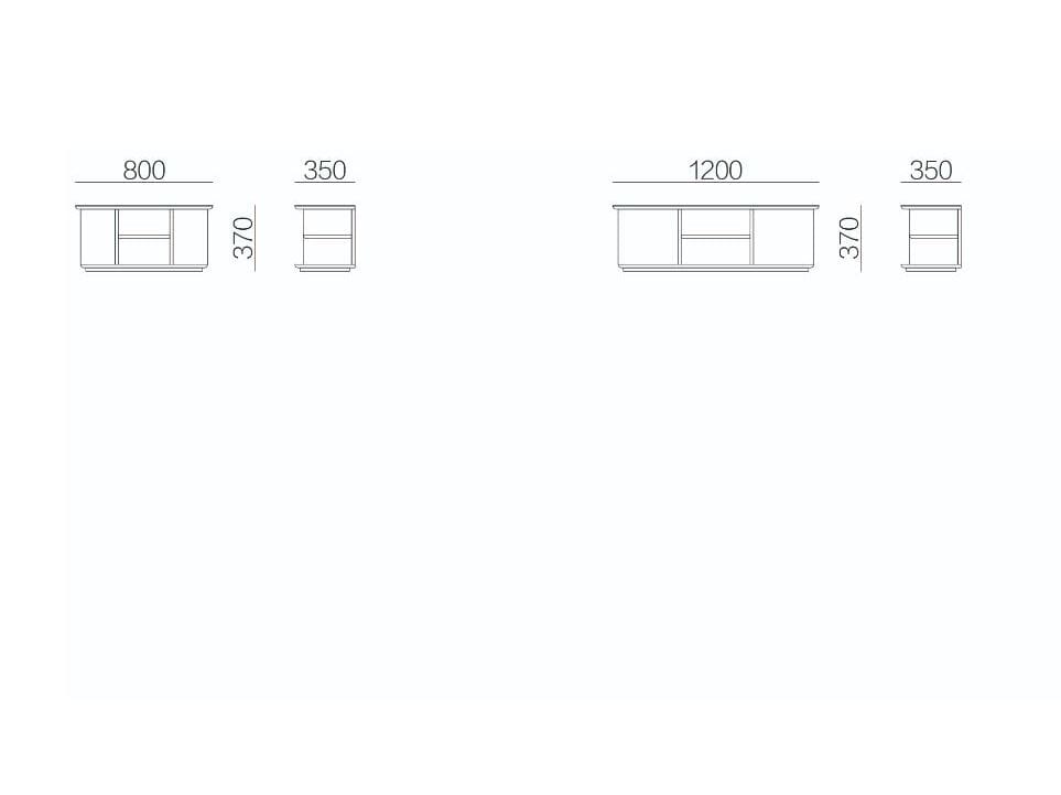 Деревянный прямоугольный журнальный столик HC28 maison PATIO ARCH-00152872 - Вид №2