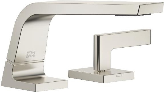 13714705-06_1_20004715-06_1_20004716-06_1 Смеситель для умывальника на три отверстия без сливного гарнитура - платина матовая Dornbracht CL.1