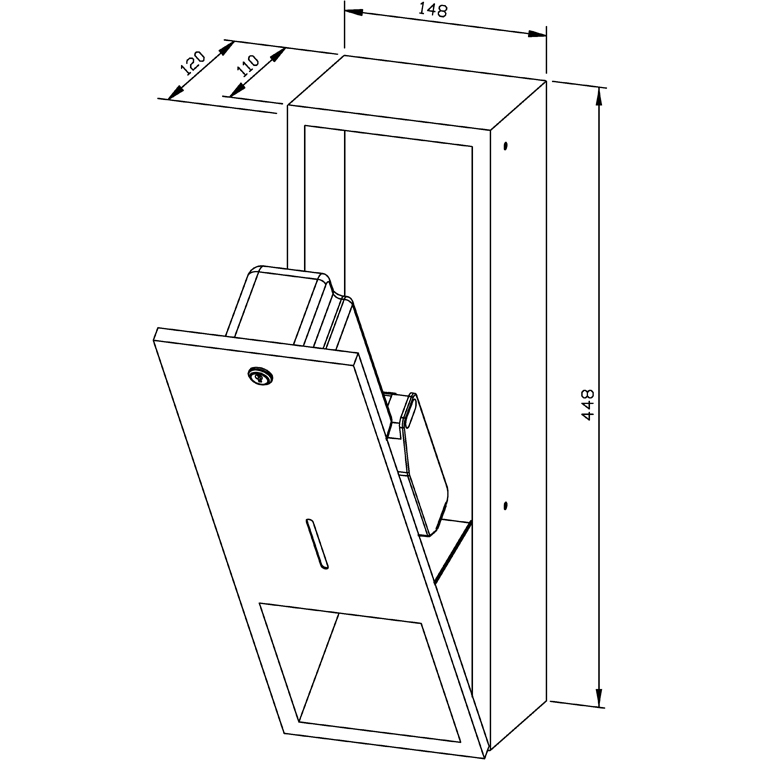 728598 Сенсор - дозатор жидкого мыла WP208e WAGNER_EWAR A-LINE Wagner Ewar  - Вид №1