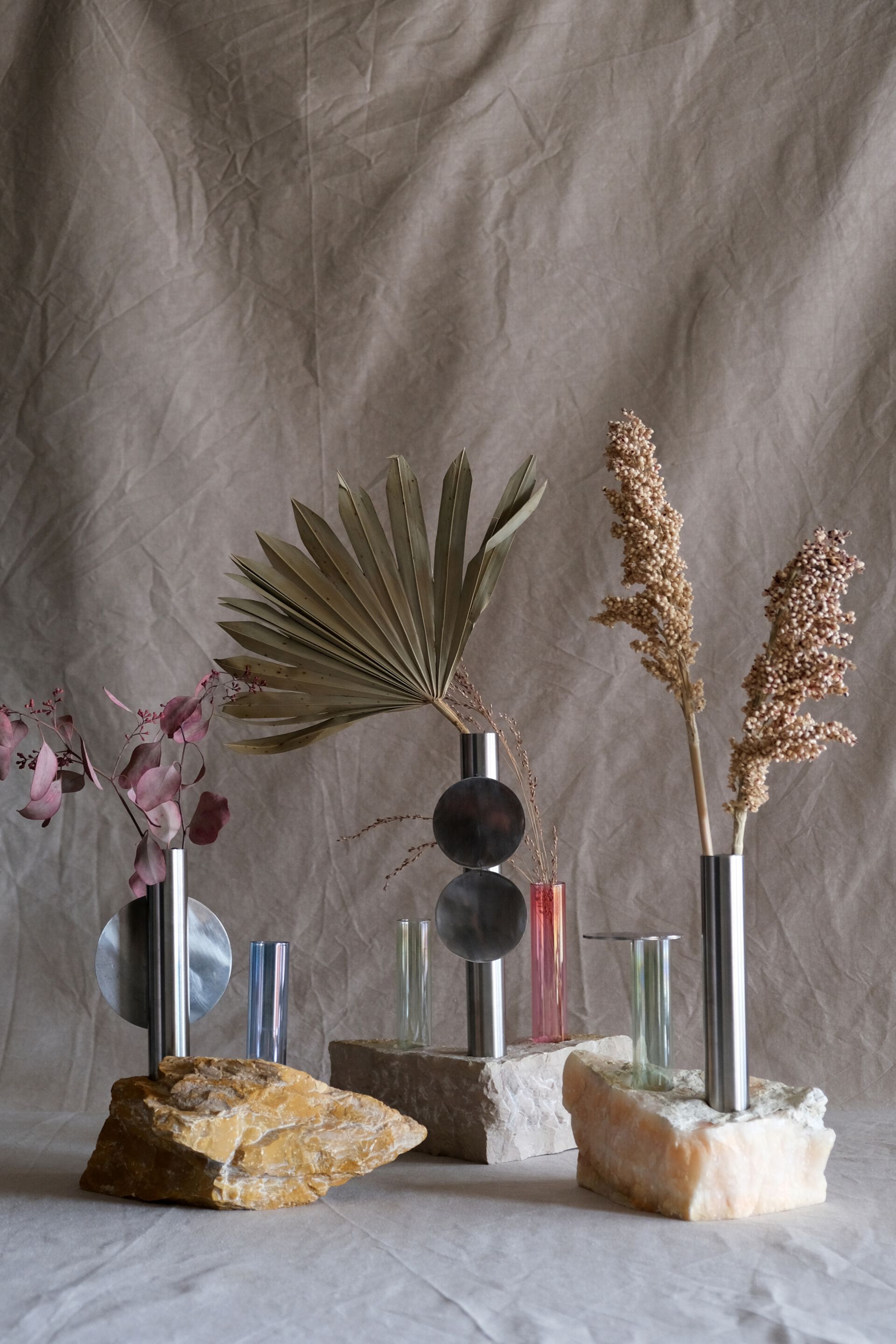 Оникс, нержавеющая сталь и боросиликатное выдувное стекло VESTA FURNITURE метеориты ARCH-00035433 - Вид №4